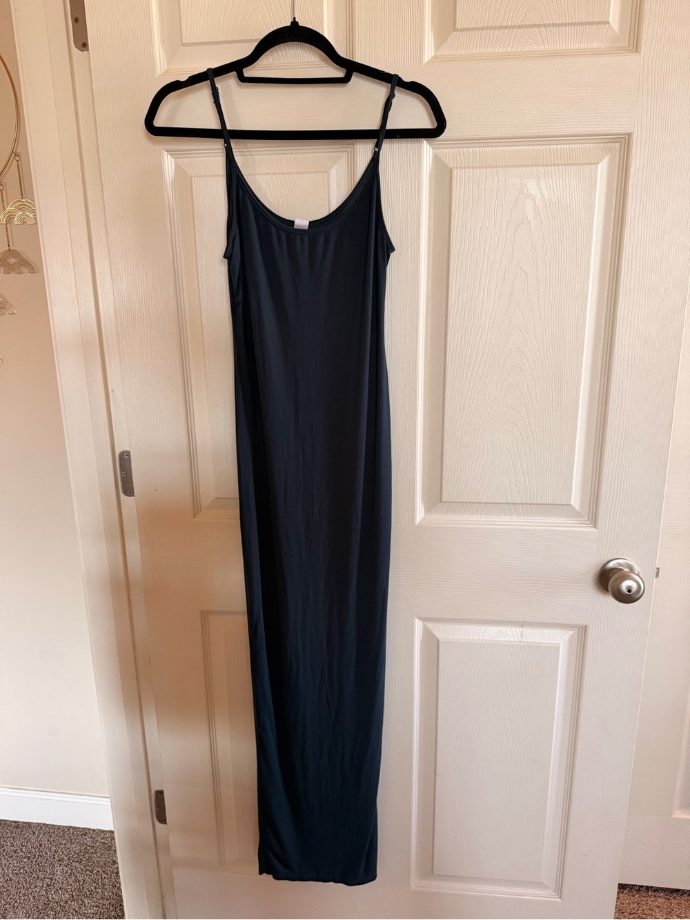 Women’s Dark Teal Maxi Cami Dress – Size Medium